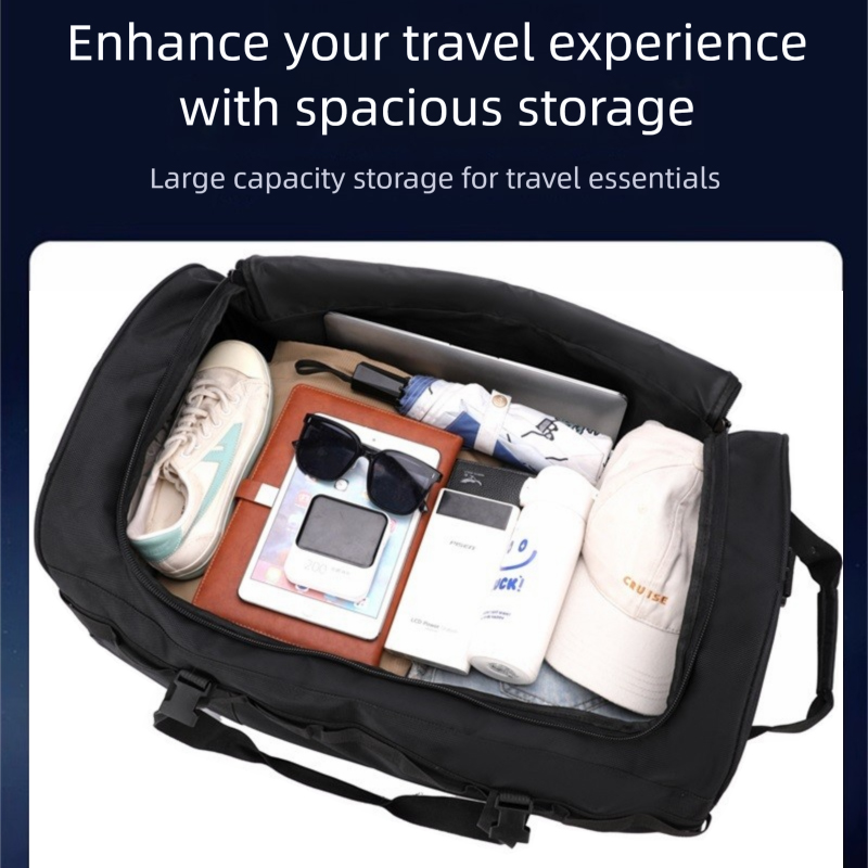 Foldable Rolling Luggage Bag - Прочная складная водонепроницаемая дорожная сумка на
