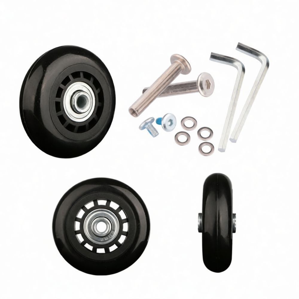 Silent Replacement Luggage Wheels - Колесики для багажа, резиновые колеса, бесшумные,