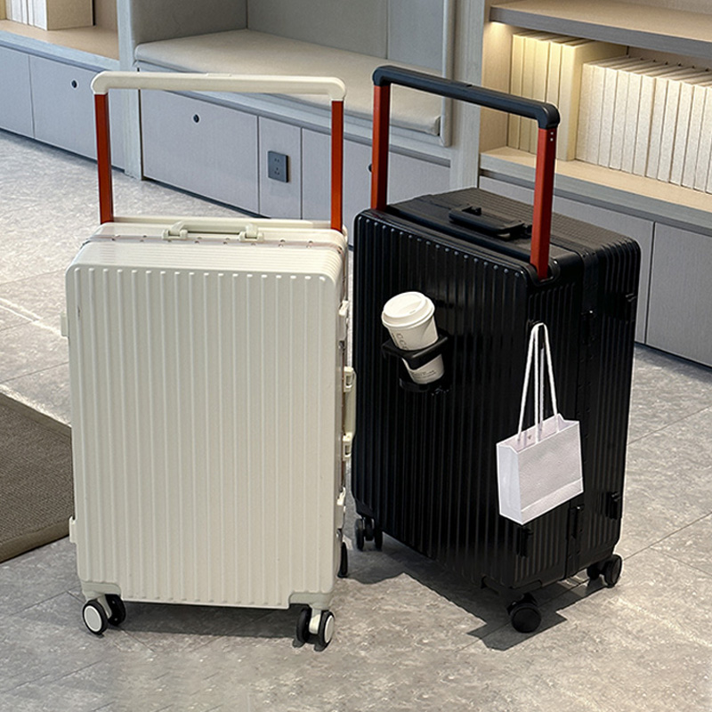 Aluminum Frame Carry On Luggage - Новый чемодан с широкой ручкой на