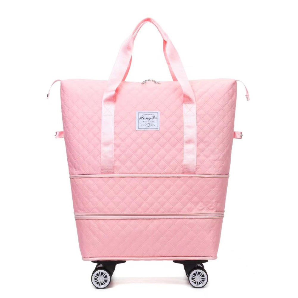 Foldable Rolling Luggage Bag - Новая дорожная сумка из ткани Оксфорд,