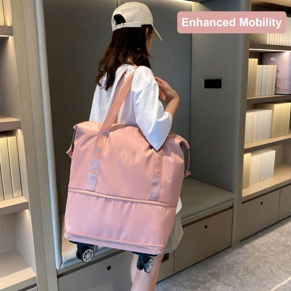 Раздвижная дорожная сумка на к – обзор и цена Foldable Rolling Luggage Bag