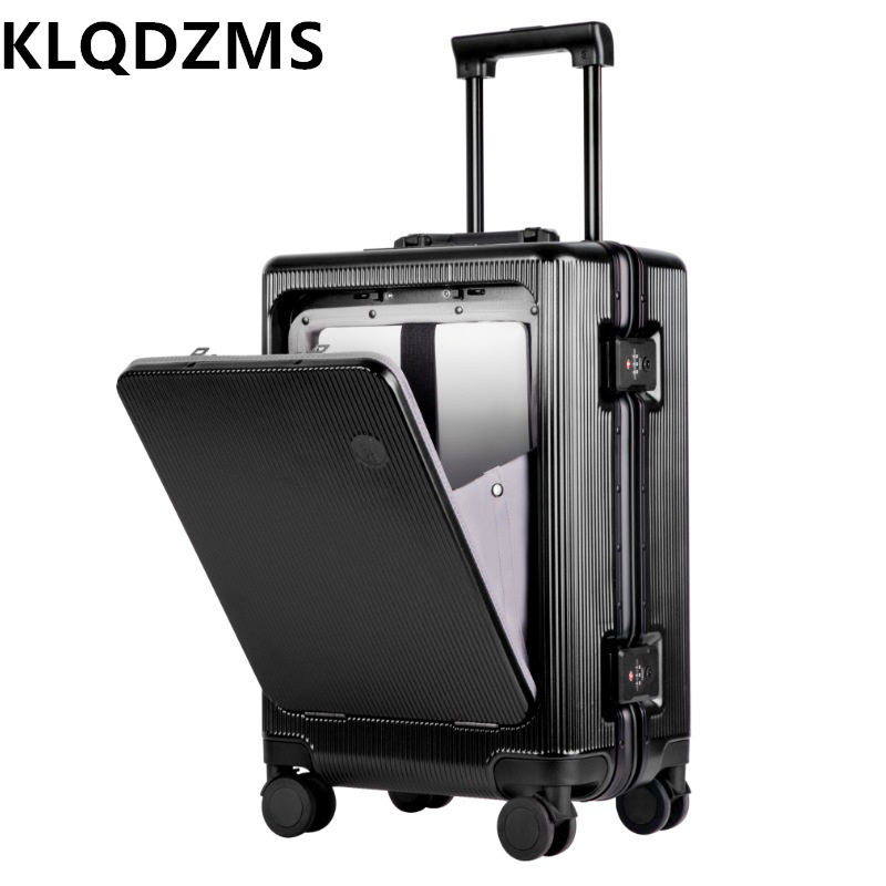 Чемодан KLQDZMS 20/22/24 дюйма – обзор и цена Front Opening Laptop Luggage 24 Inch