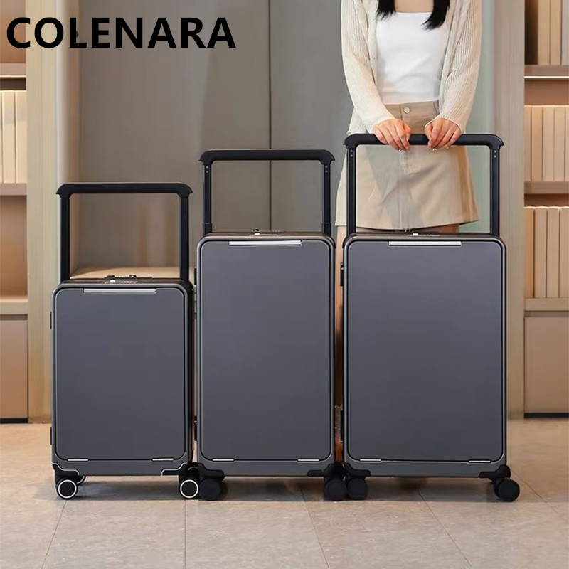 Чемодан COLENARA 20/24/26 дюйм – обзор и цена Front Opening Laptop Luggage 24 Inch