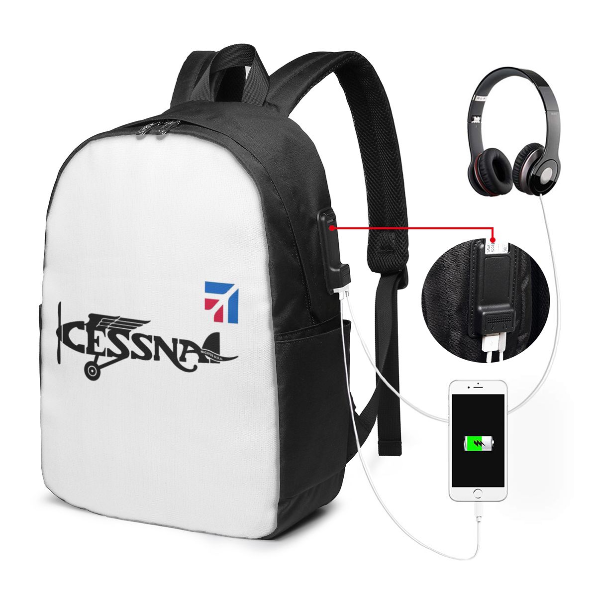 Рюкзак с логотипом Cessna, дор – обзор и цена Backpacks