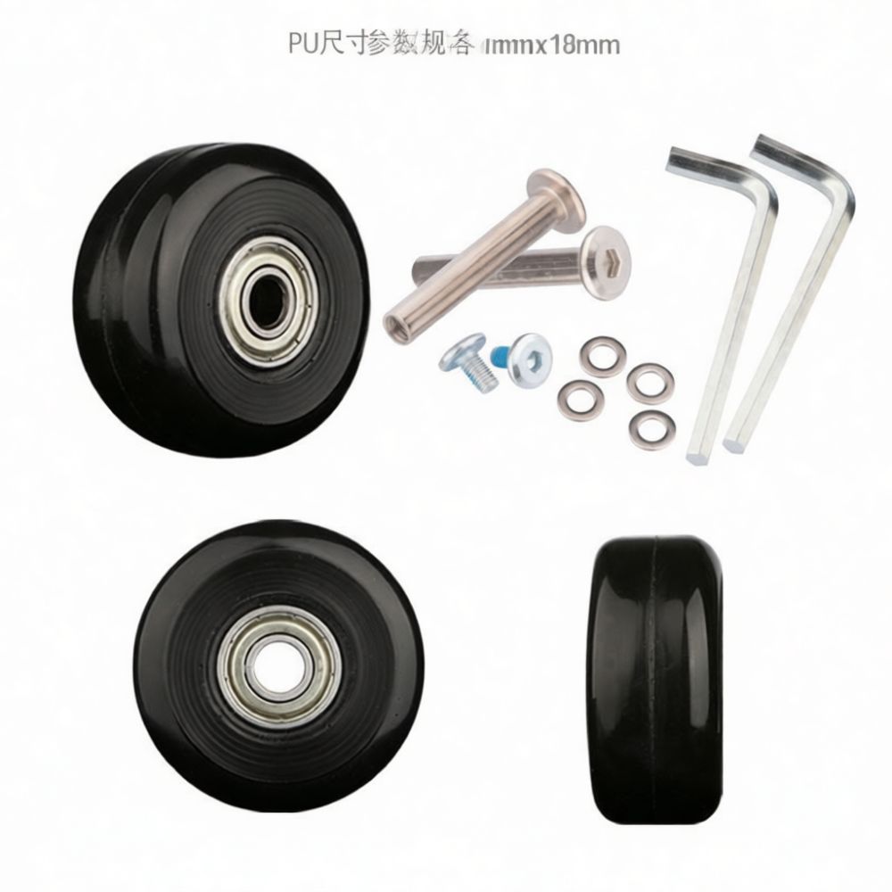 Колесики для багажа, резиновые – обзор и цена Silent Replacement Luggage Wheels