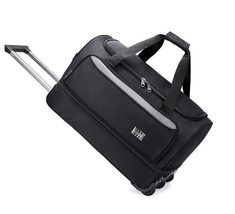 22-дюймовая мужская сумка для  – обзор и цена Foldable Rolling Luggage Bag