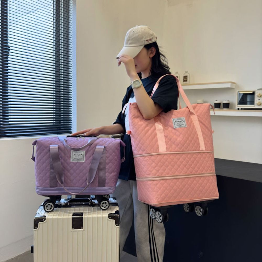 Новая дорожная сумка из ткани  – обзор и цена Foldable Rolling Luggage Bag