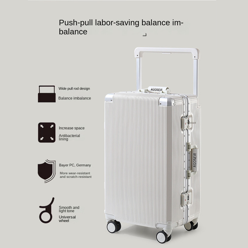 Чемодан для путешествий с широ – обзор и цена Aluminum Frame Carry On Luggage
