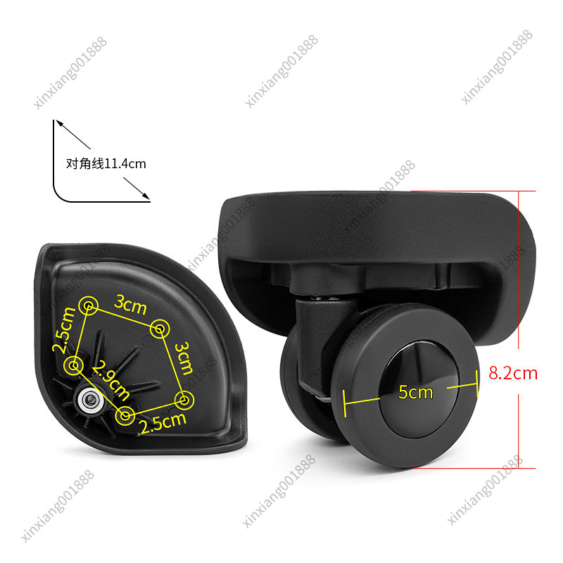 Запасные бесшумные колеса Shen – обзор и цена Silent Replacement Luggage Wheels
